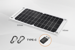 Effektiv mini solcelleplade til mobil og gadgets - Oplad alt med solens energi