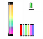 Kompakt LED magnet lysbjælke med farvet lys og indbygget batteri