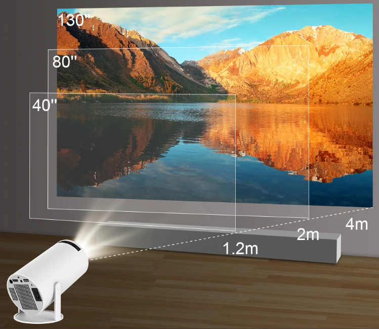 Bærbar projektor med super god billedkvalitet