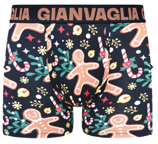 5 par boksershorts fra Gianvaglia - julemotiv