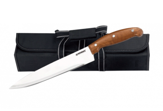 Herzberg knivsæt med rullet bæretaske, 9 knive