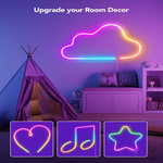 NeonFLEX - smart neon light strip med app-control, 3m.