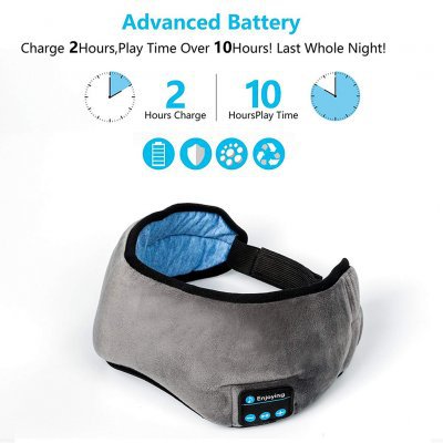 Sovemaske med bluetooth