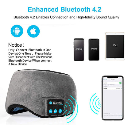 Sovemaske med bluetooth