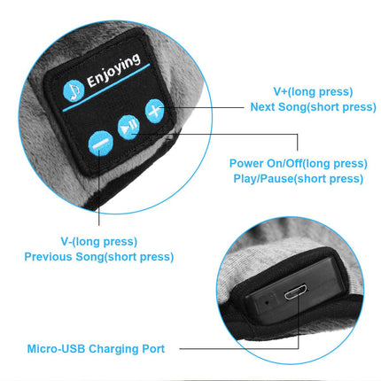 Sovemaske med bluetooth