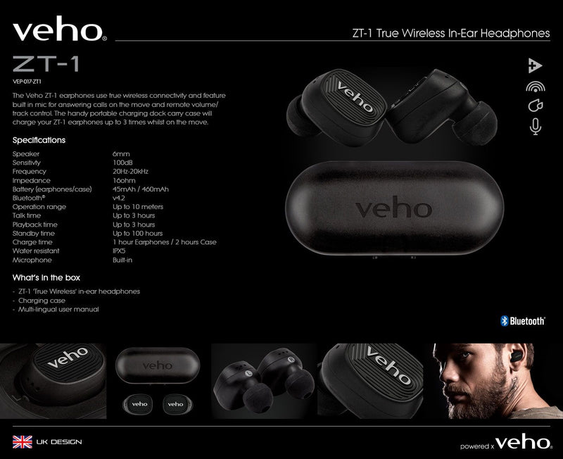 VEHO - ZT-1 høretelefoner